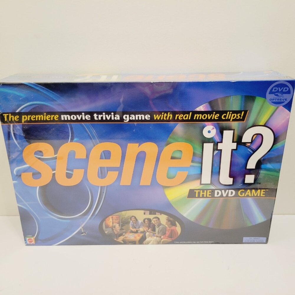 Scene it? The DVD Movie Trivia Game Mattel Factory Sealed 2003 Family Fun